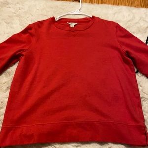 Red crewneck